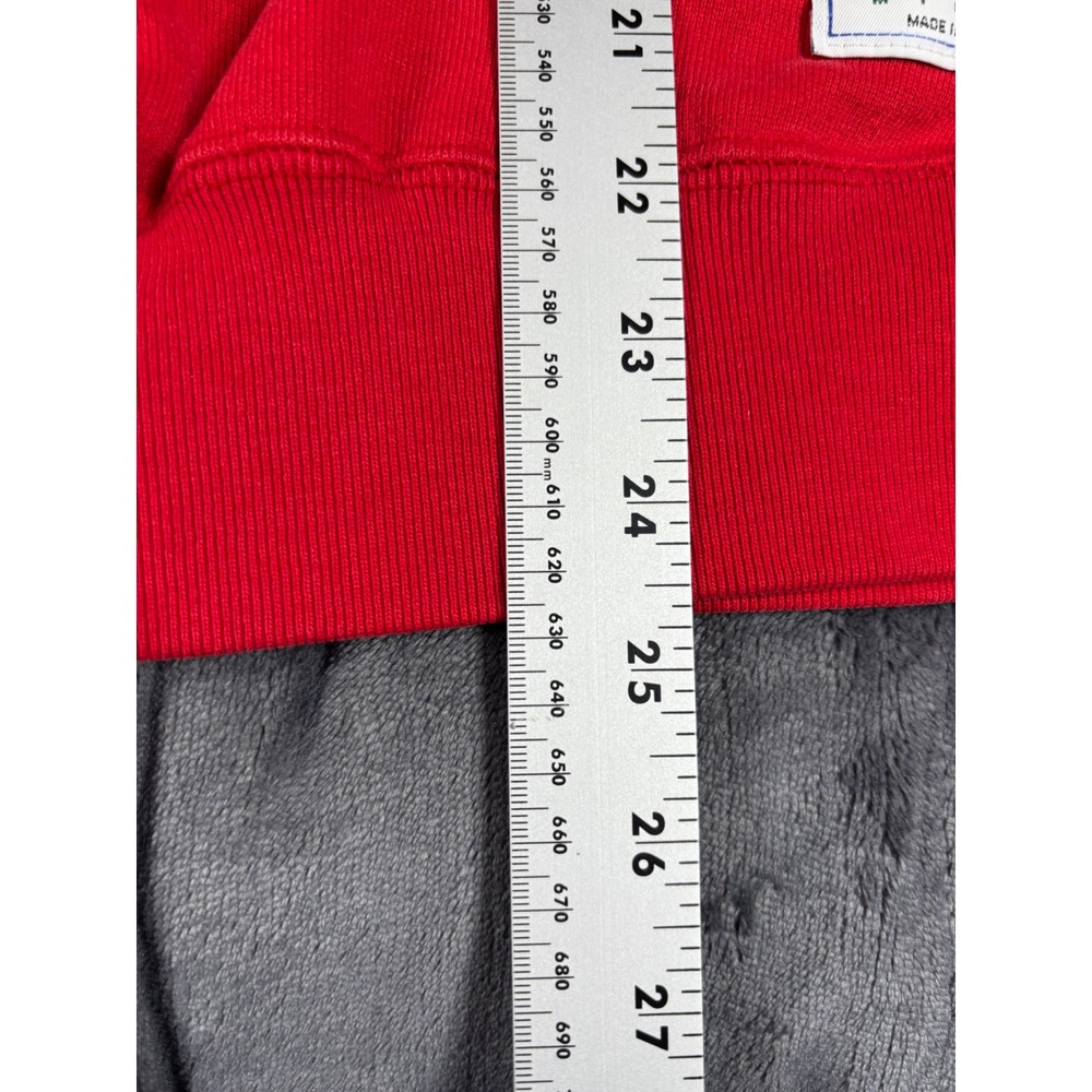 Vintage Nutmeg Mills San Francisco 49ers NFL Sweatshirt Red Mens Medium USA Made - Picture 9 of 11